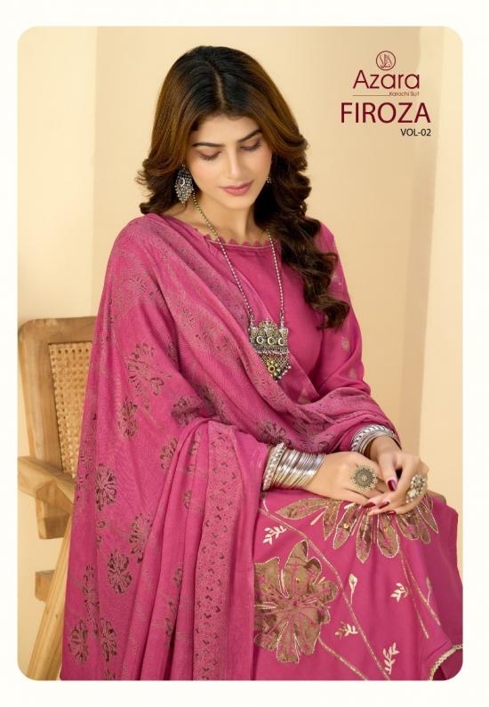 radhika fashion firoza vol 2 series 85001 to 85004 azara viscose rayon salwar kameez in wholesale surat