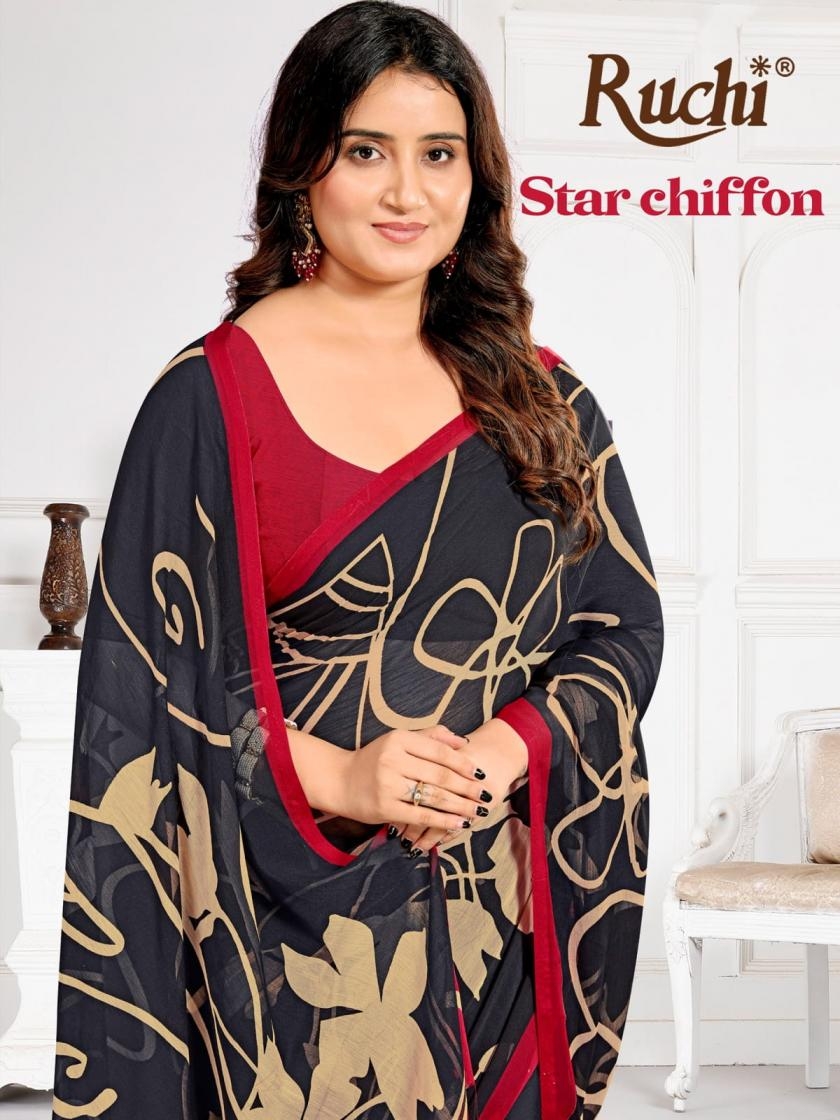 ruchi star chiffon vol 210 series 50204 A to 50206 B hit design saree in wholesale surat