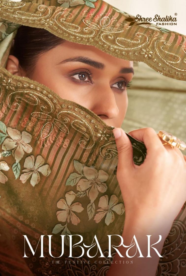 shree shalika fashion mubarak series 1001 to 1006 georgette unique salwar kameez in wholesale surat