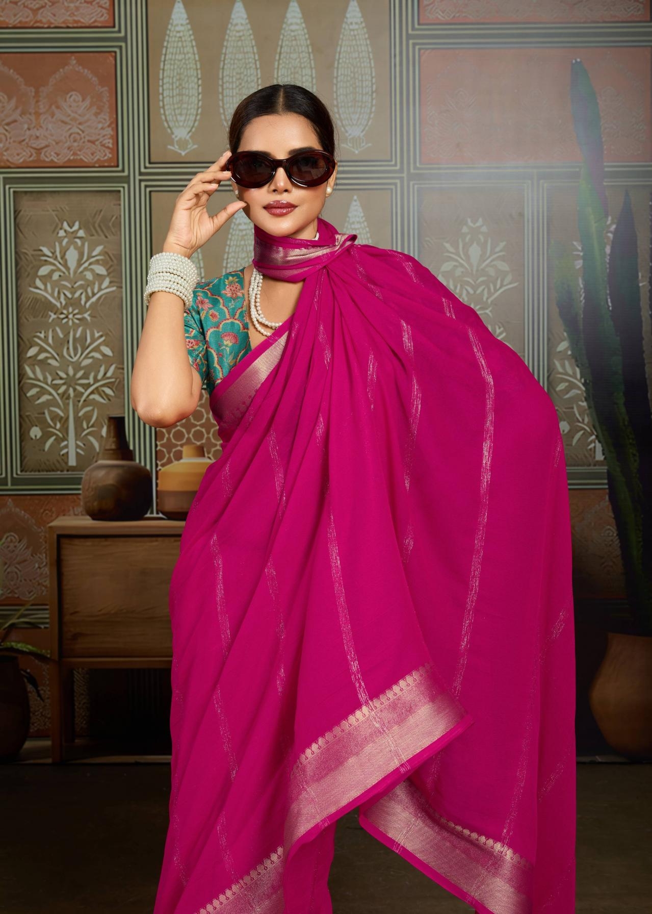 sr arnika series 1001 to 1010 tusser border elegance saree in wholesale surat