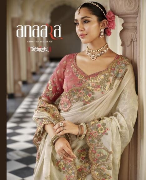 tathastu anaara series 7801-7812 soft silk festive saree in wholesale surat