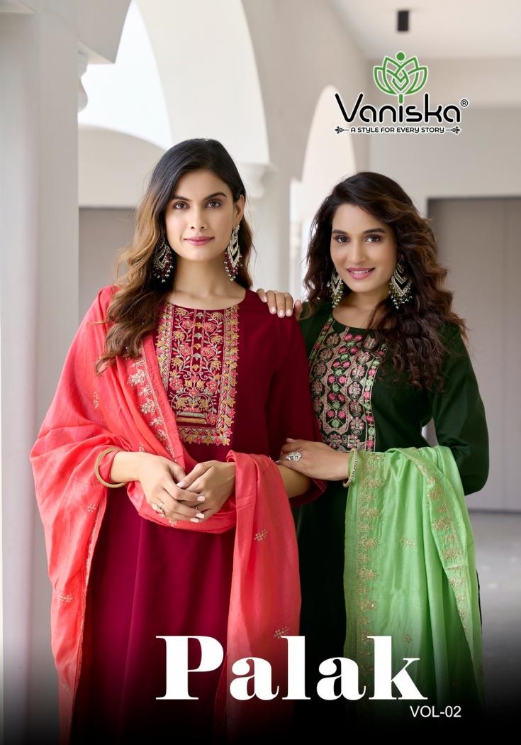 vaniska colourpix palak vol 2 series 2001 to 2006 vetikan silk readymade gorgeous big size suit in wholesale surat