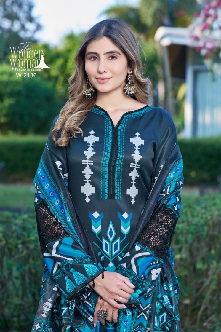 wonder women 2136 imported cotton satin readymade pakistani combo suits in wholesale surat