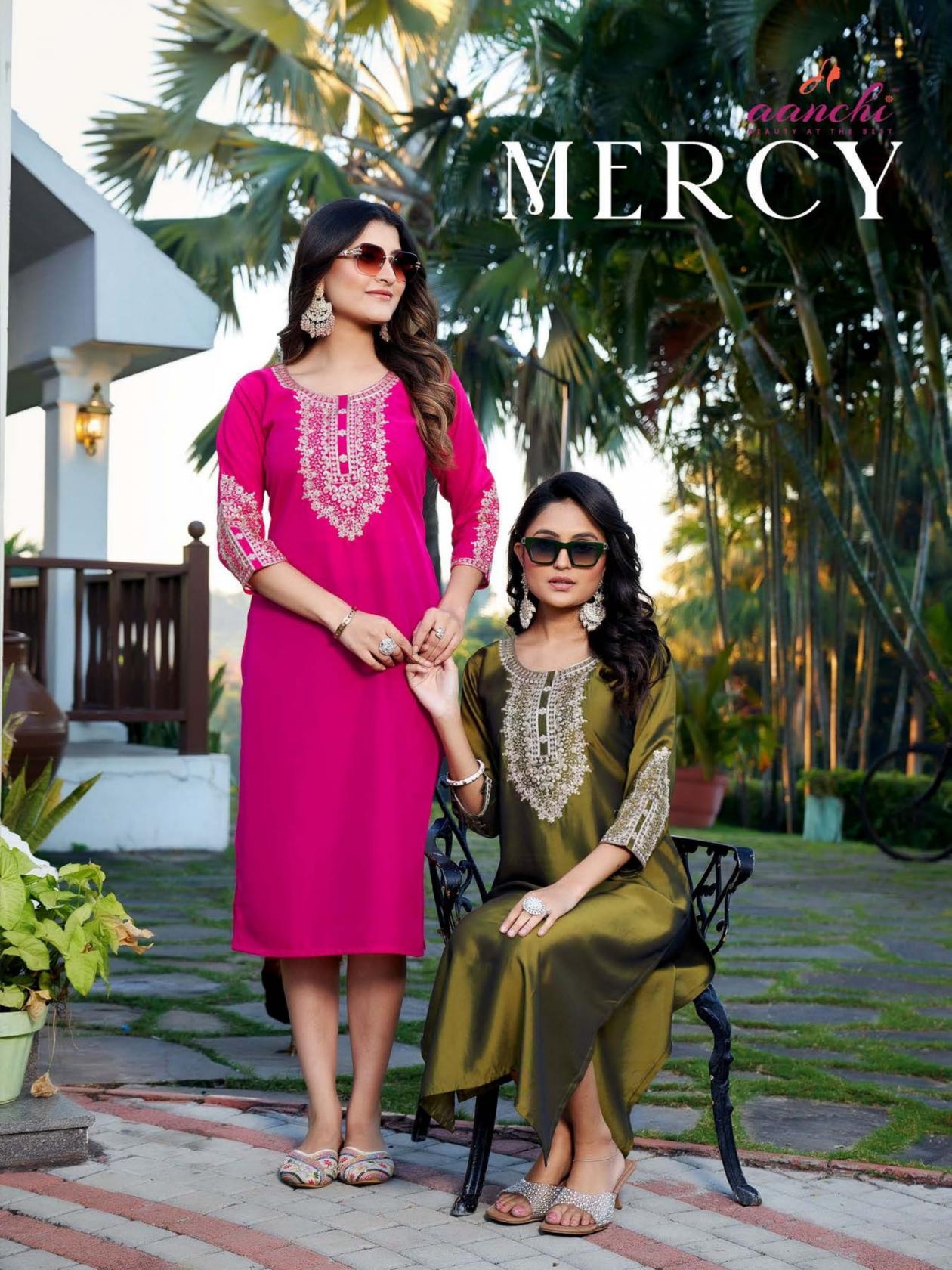 aanchi mercy rangeela silk wholesale kurti in surat