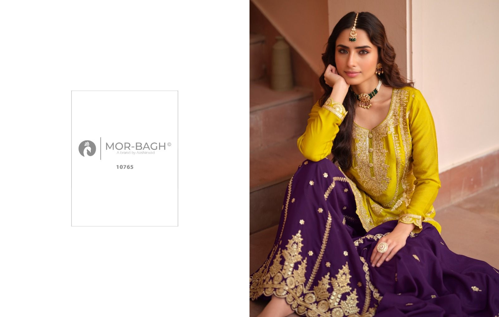 aashirwad richa PREMIUM CHINNON SILK wholesale suit in surat