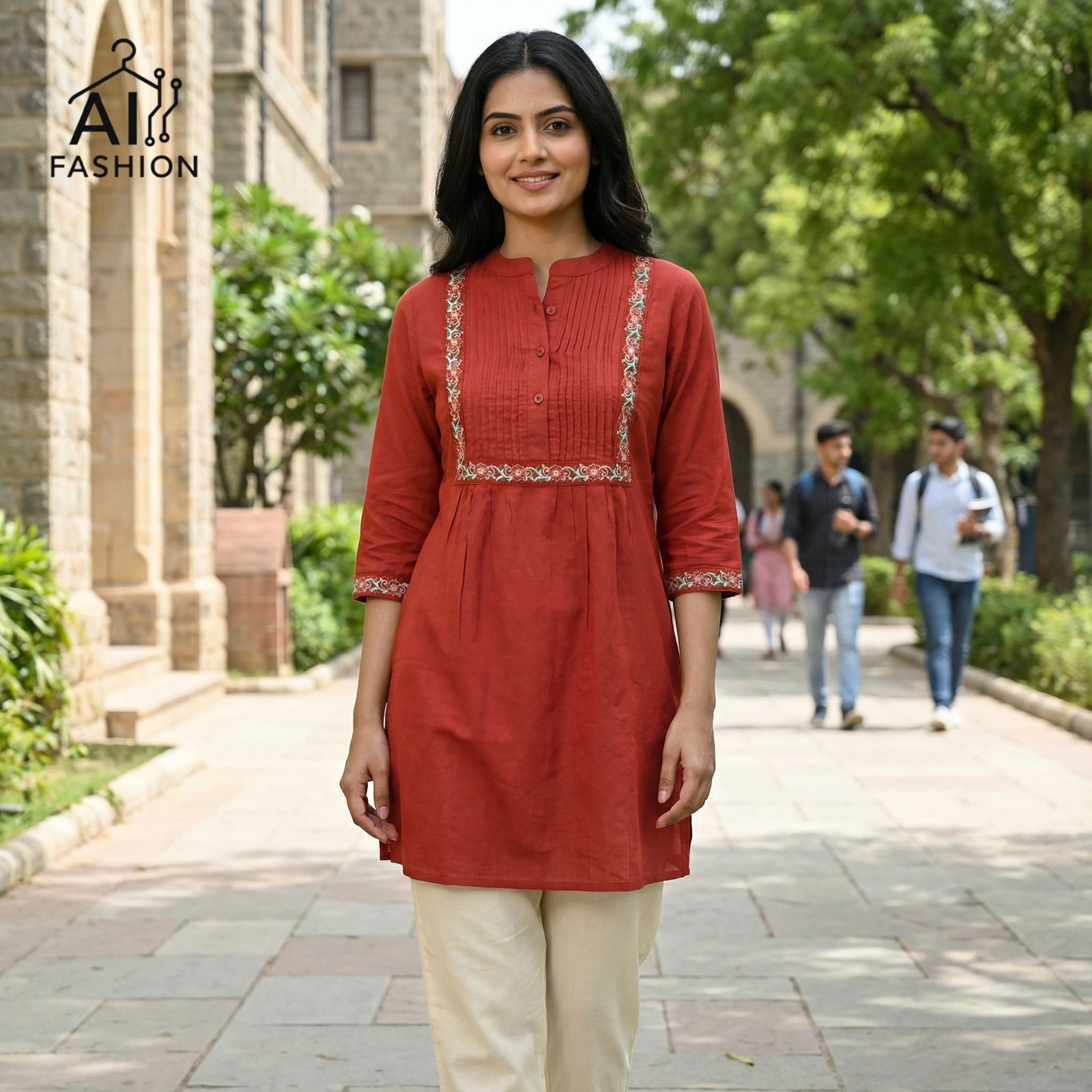 Ai Fashion Charmi vol 1 Heavy Rayon Short Tops in Heavy Embroidery 