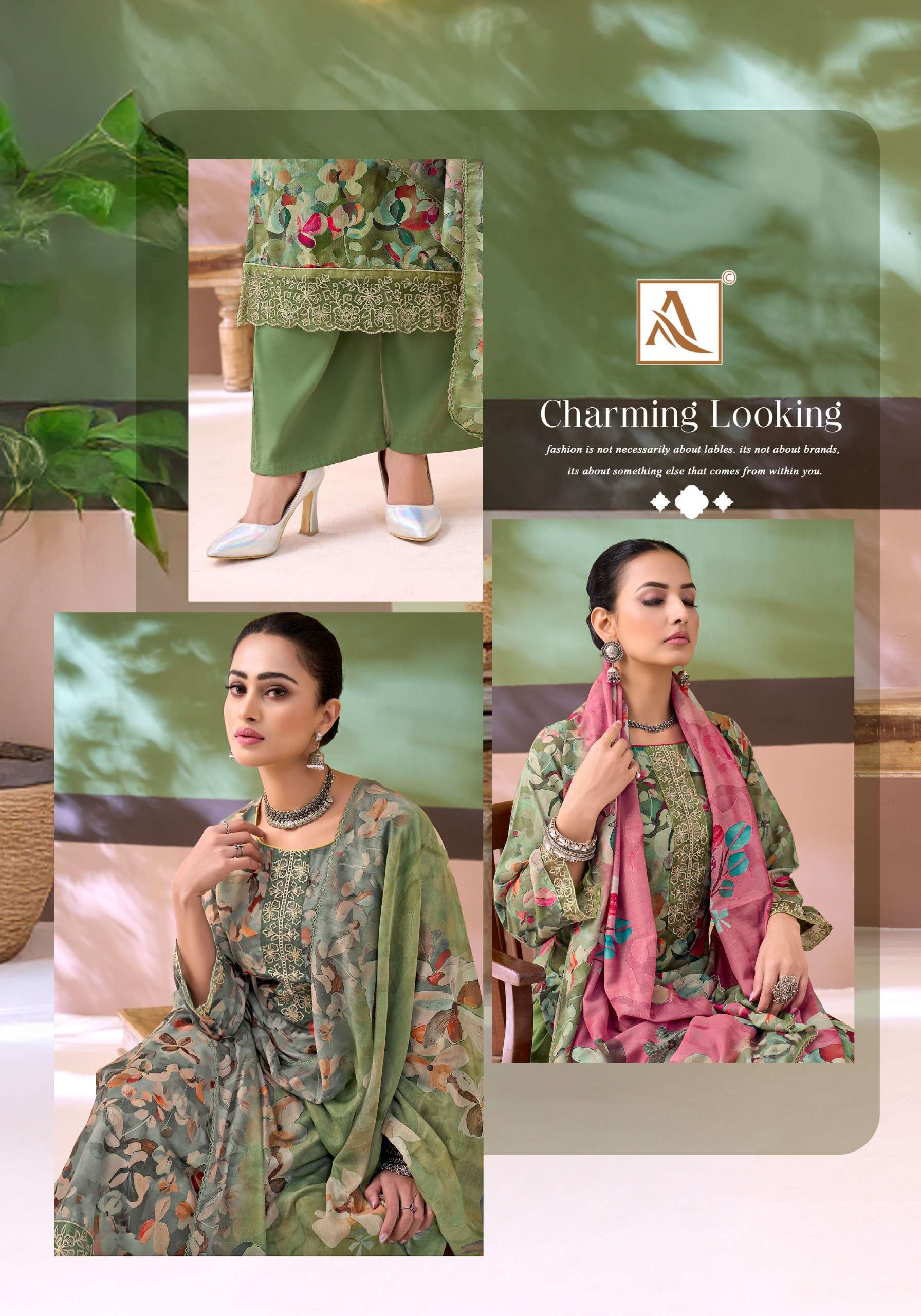 Alok Florence series 216097801-216097804 pure cotton wholesale suit