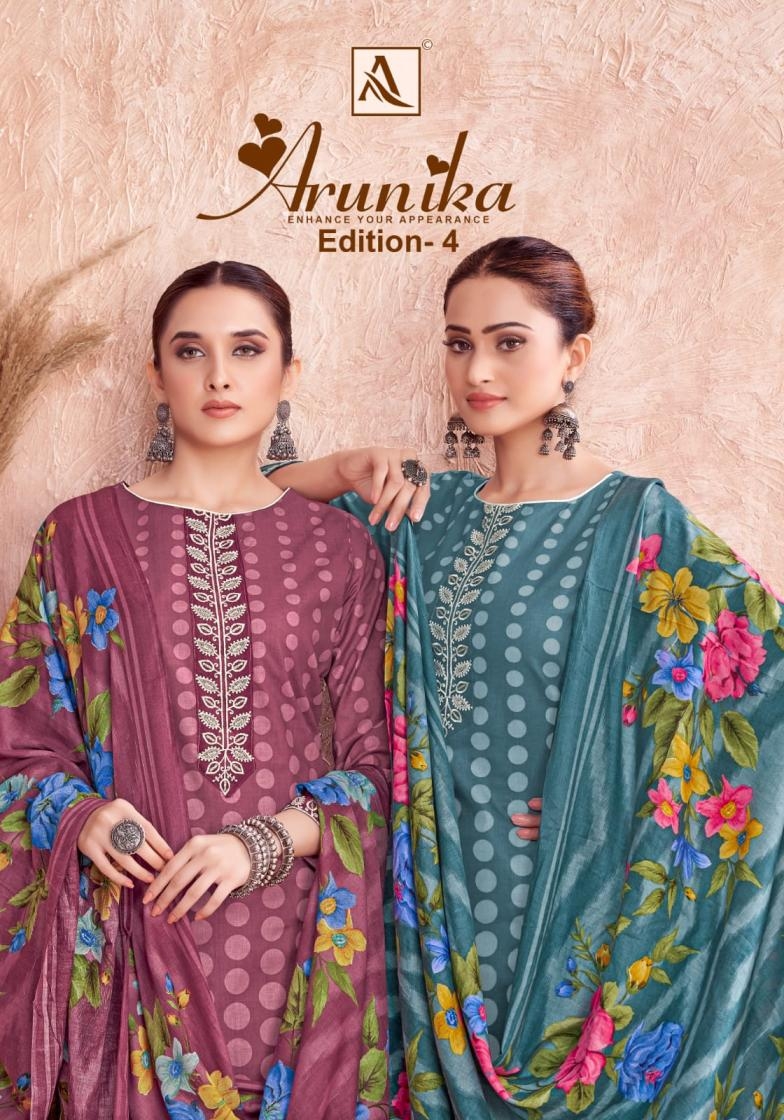alok suits arunika vol 4 series 197878601-197878606 cambric print wholesale suit