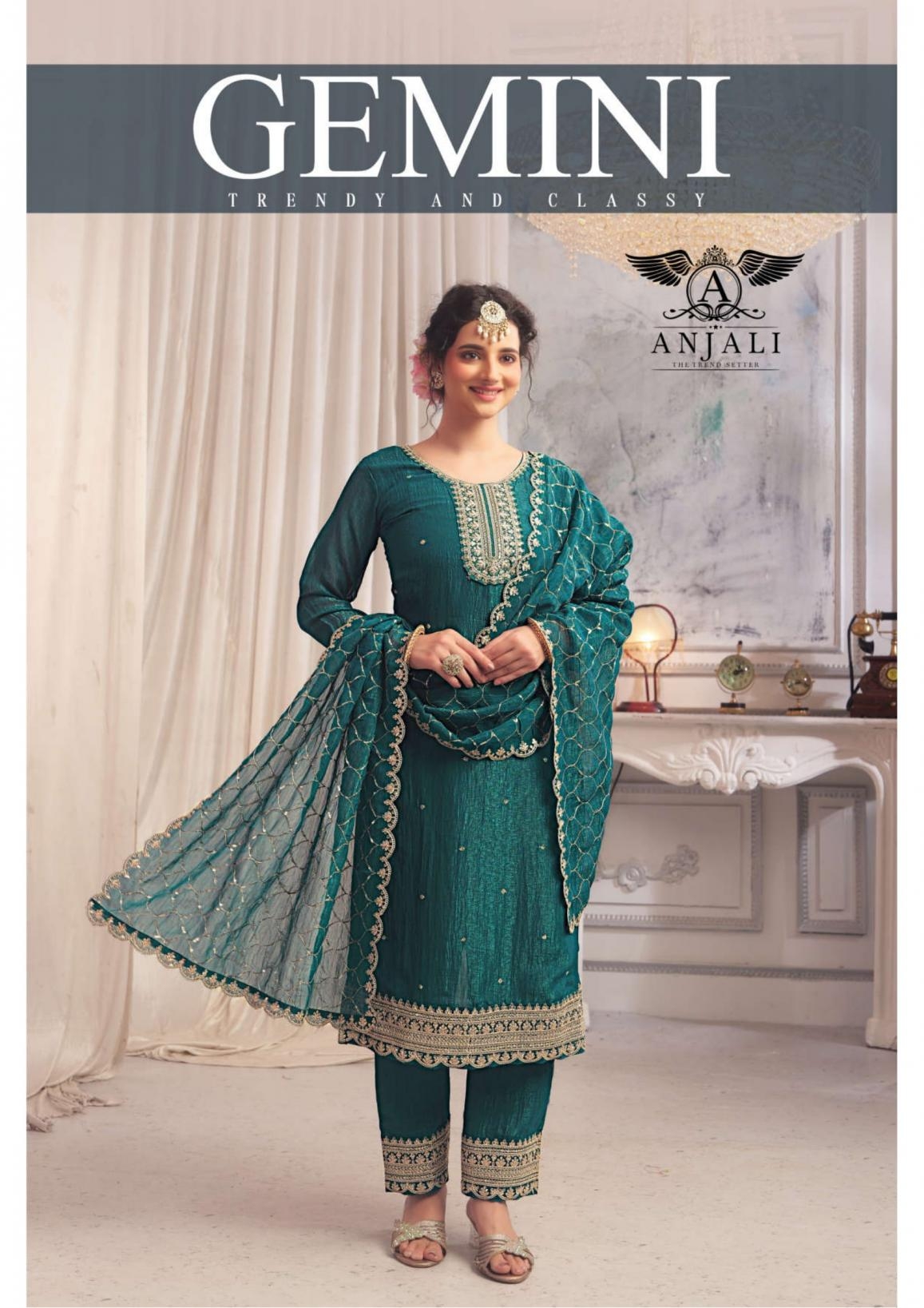 anjali gemini series 01-06 CHUNCHY wholesale suit in surat