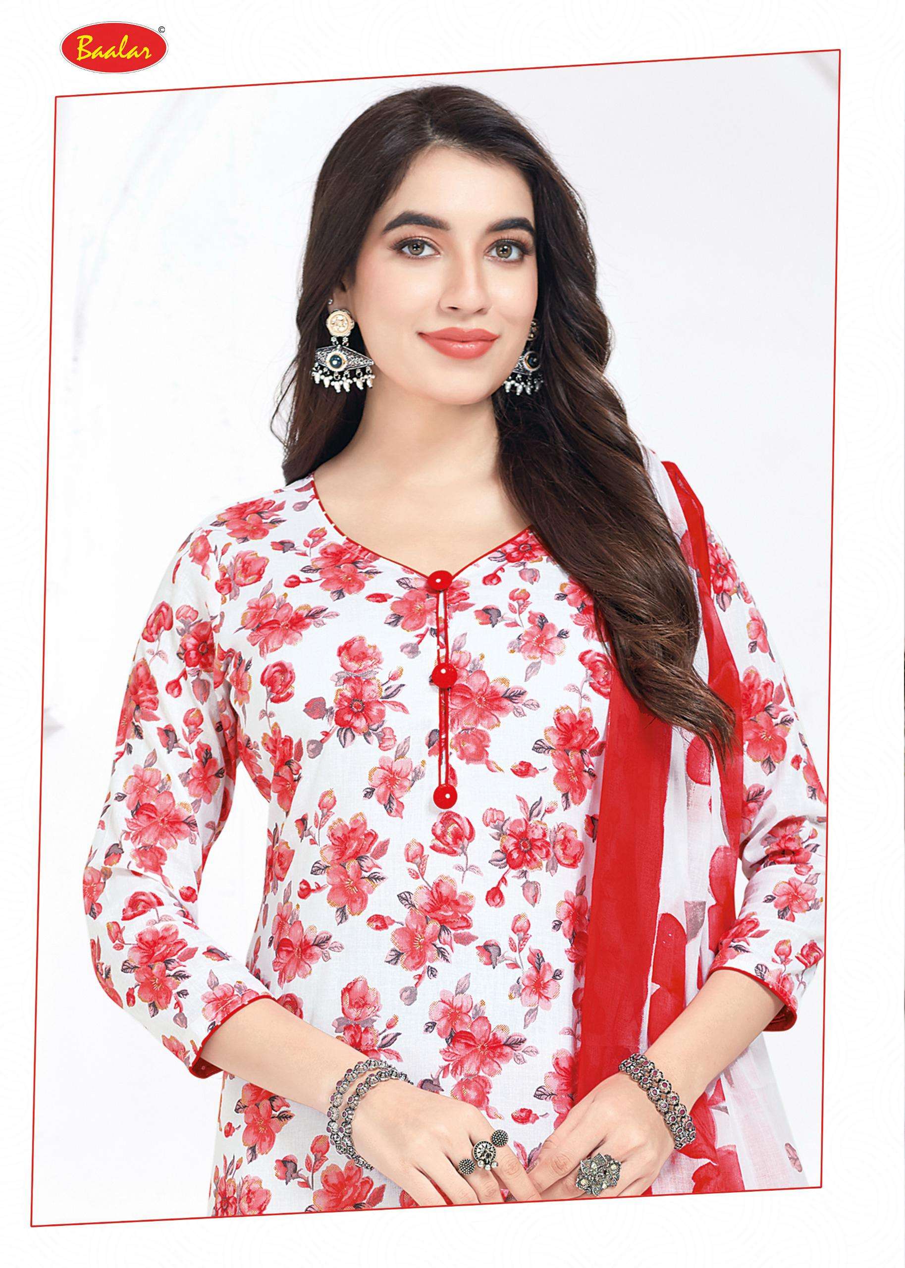 Baalar Cherry Vol-01 series 1008-1019 Heavy Lawn Cotton wholesale suit