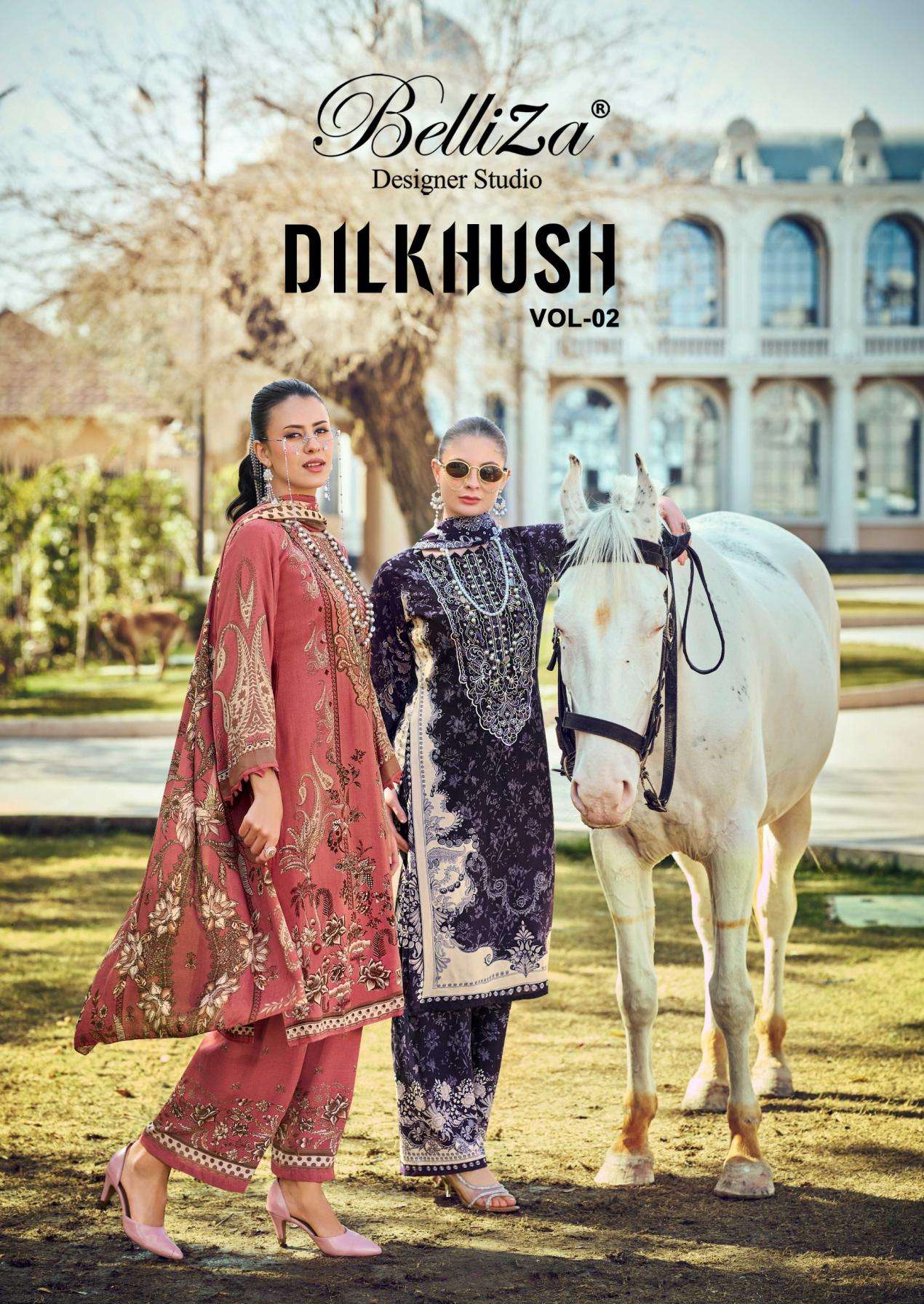 belliza dilkhush vol 2 series 931001-931008 Pure Viscose Rayon wholesale suit