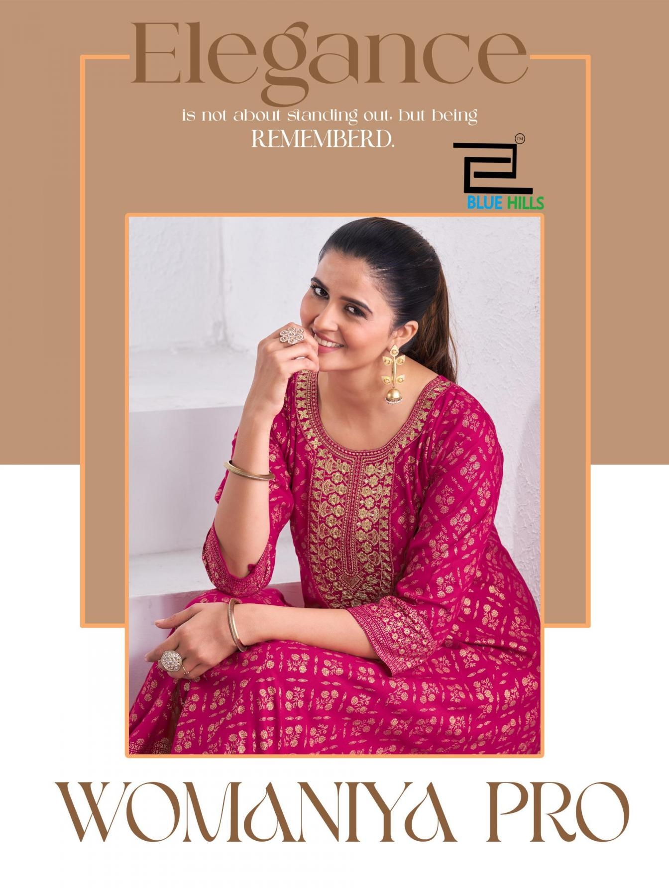 blue hills womaniya pro series 5060-5065 RAYON  14KG Anarkali Gown