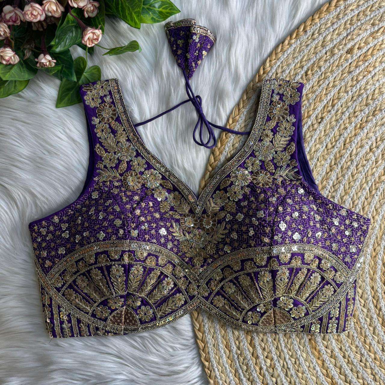 BRIDAL Heavy Soft Roman Silk wholesale blouse in surat