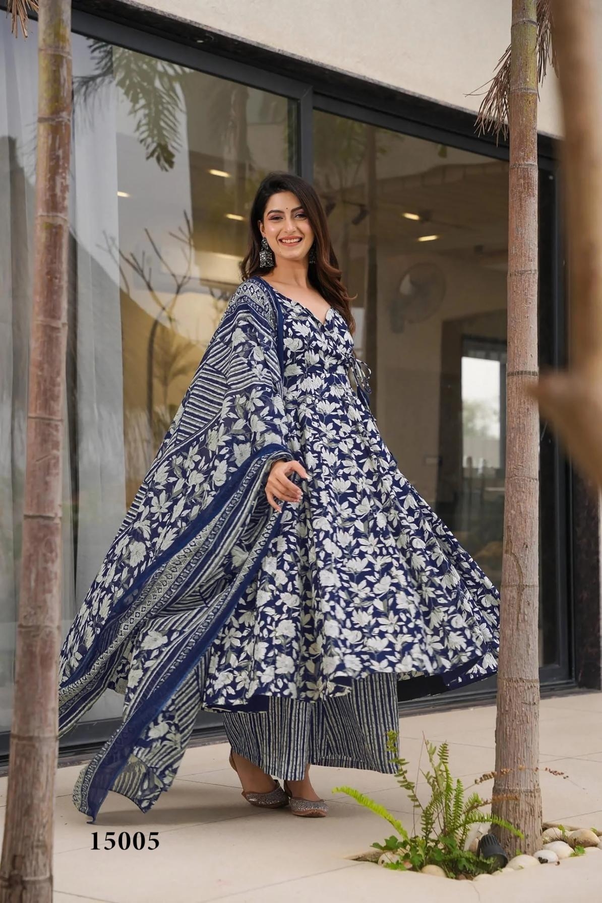 clora vol 15 series 15001-15007 muslin readymade suit wholesale in surat