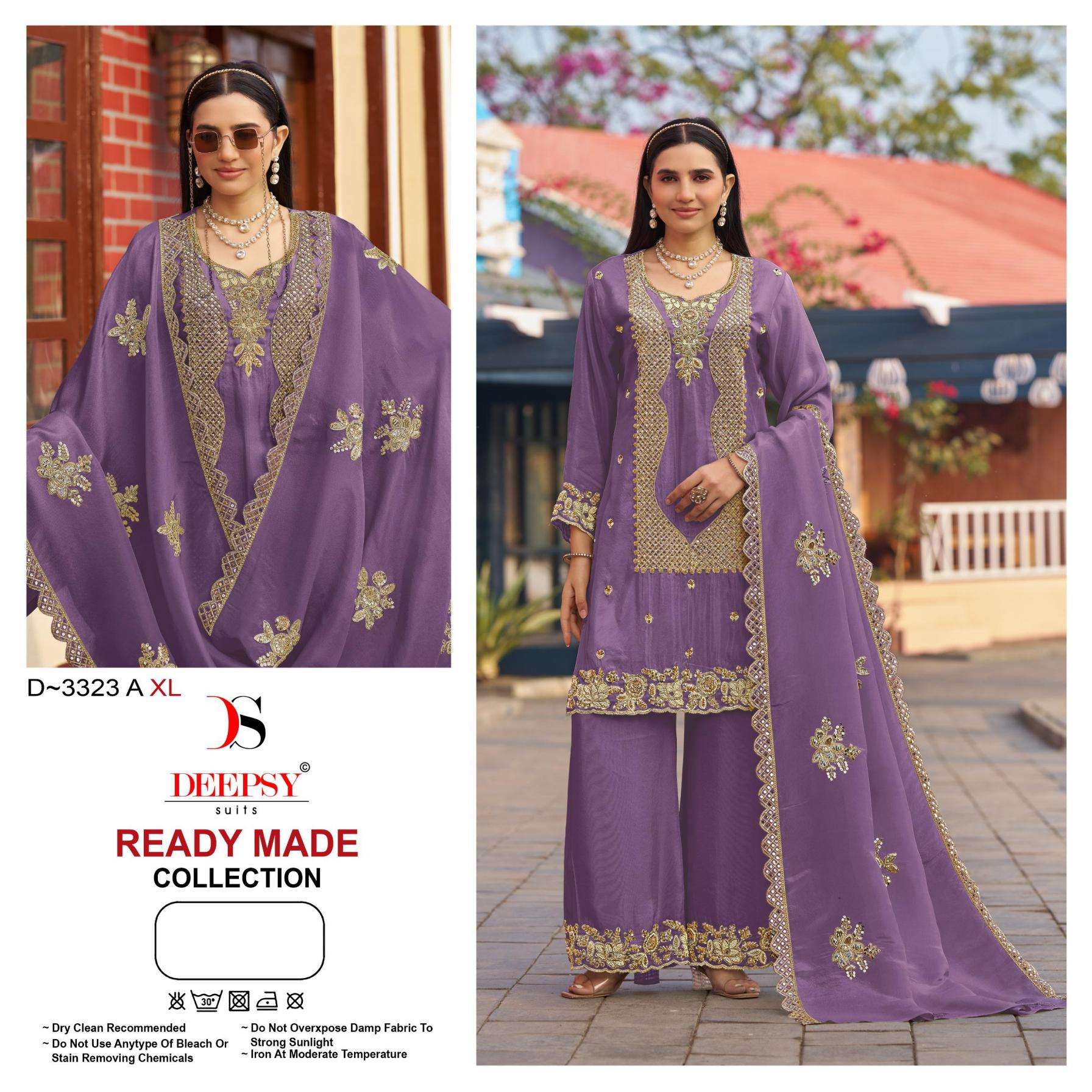 deepsy suits 3323 viscose tissue silk readymade pakistani suit