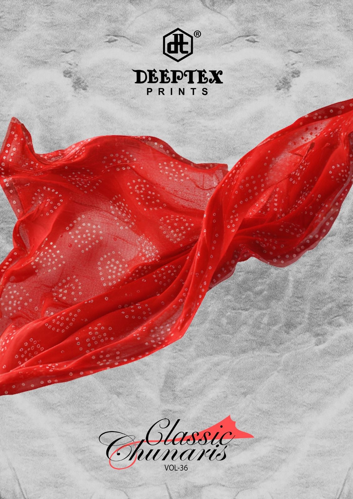 Deeptex Classic Chunnari Vol 36 series 3601-3610 Pure Cotton wholesale suit