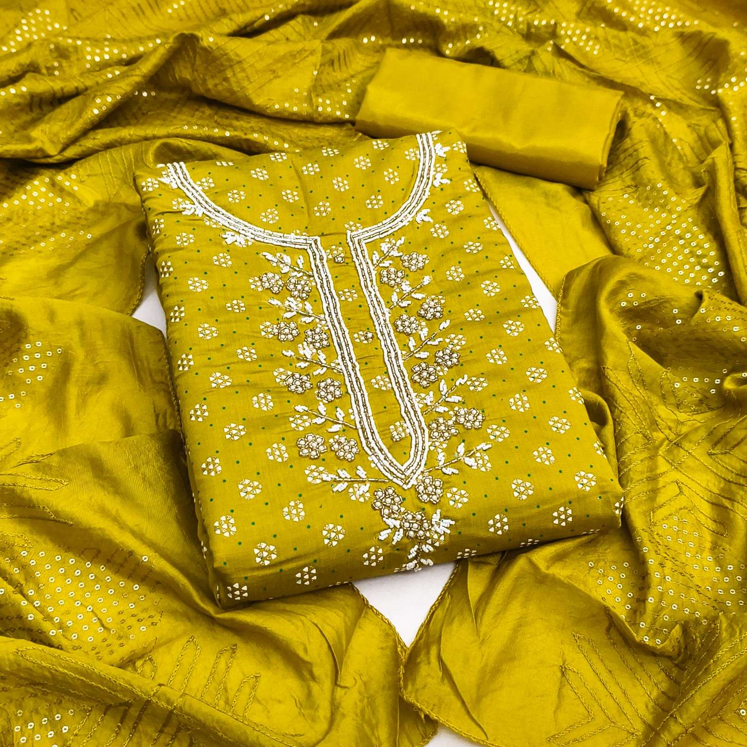 DILSHAD PV ROMAN SILK BEADS wholesale suit in surat