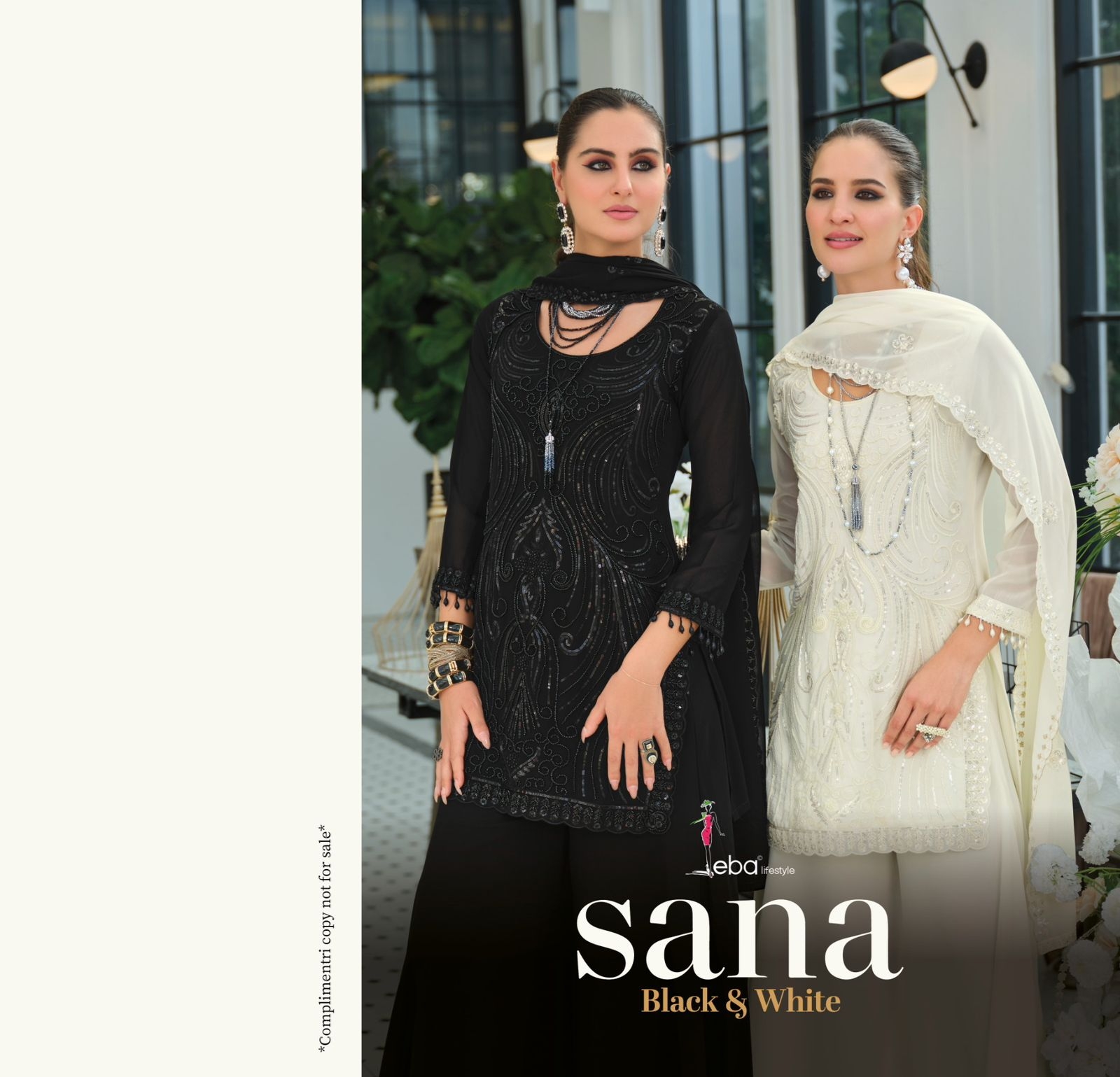 eba lifestyle sana series 2315-2316 Real Georgette wholesale suit in surat