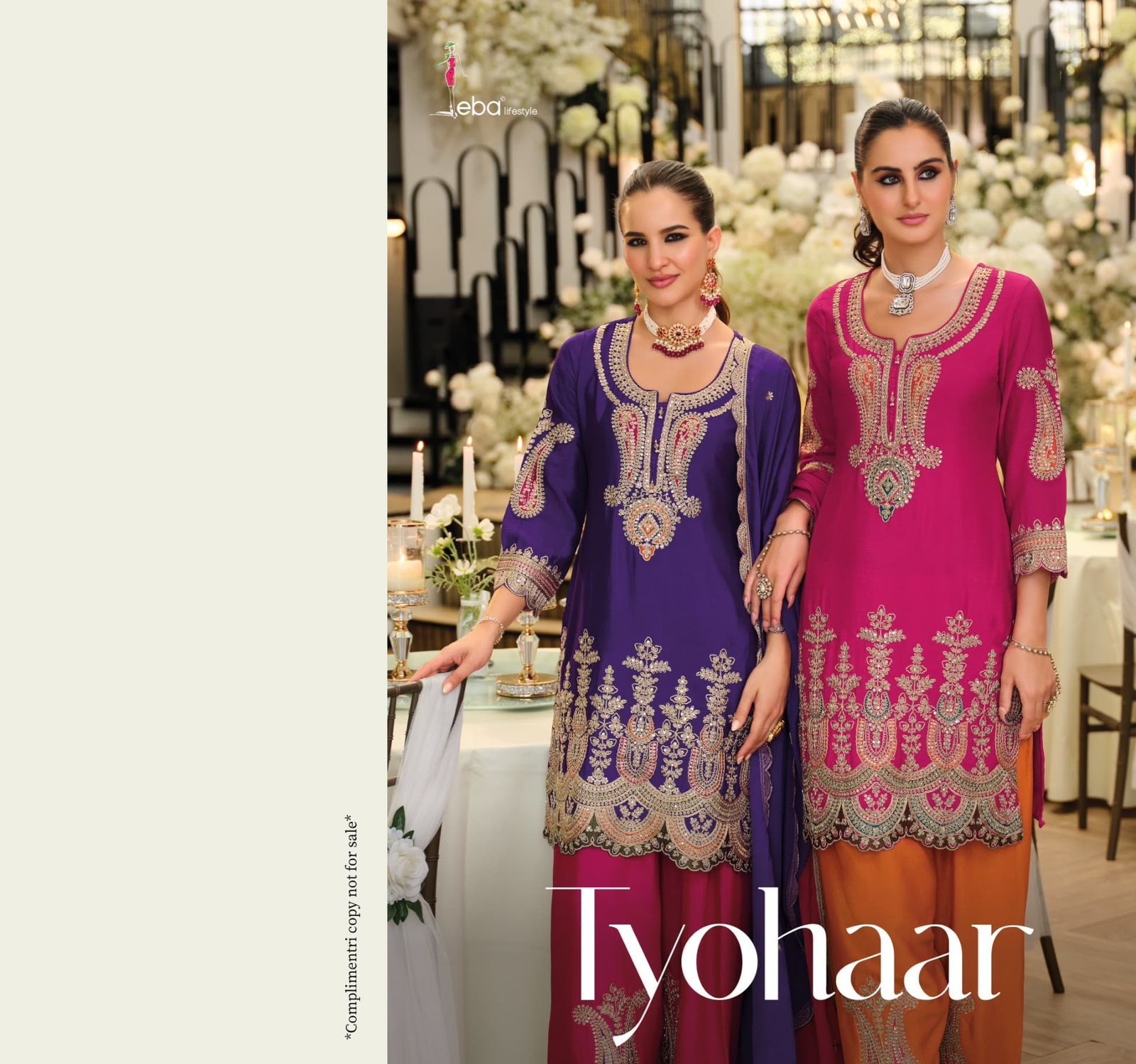 eba Tyohaar series 2350-2351 Chinon wholesale suit in surat 