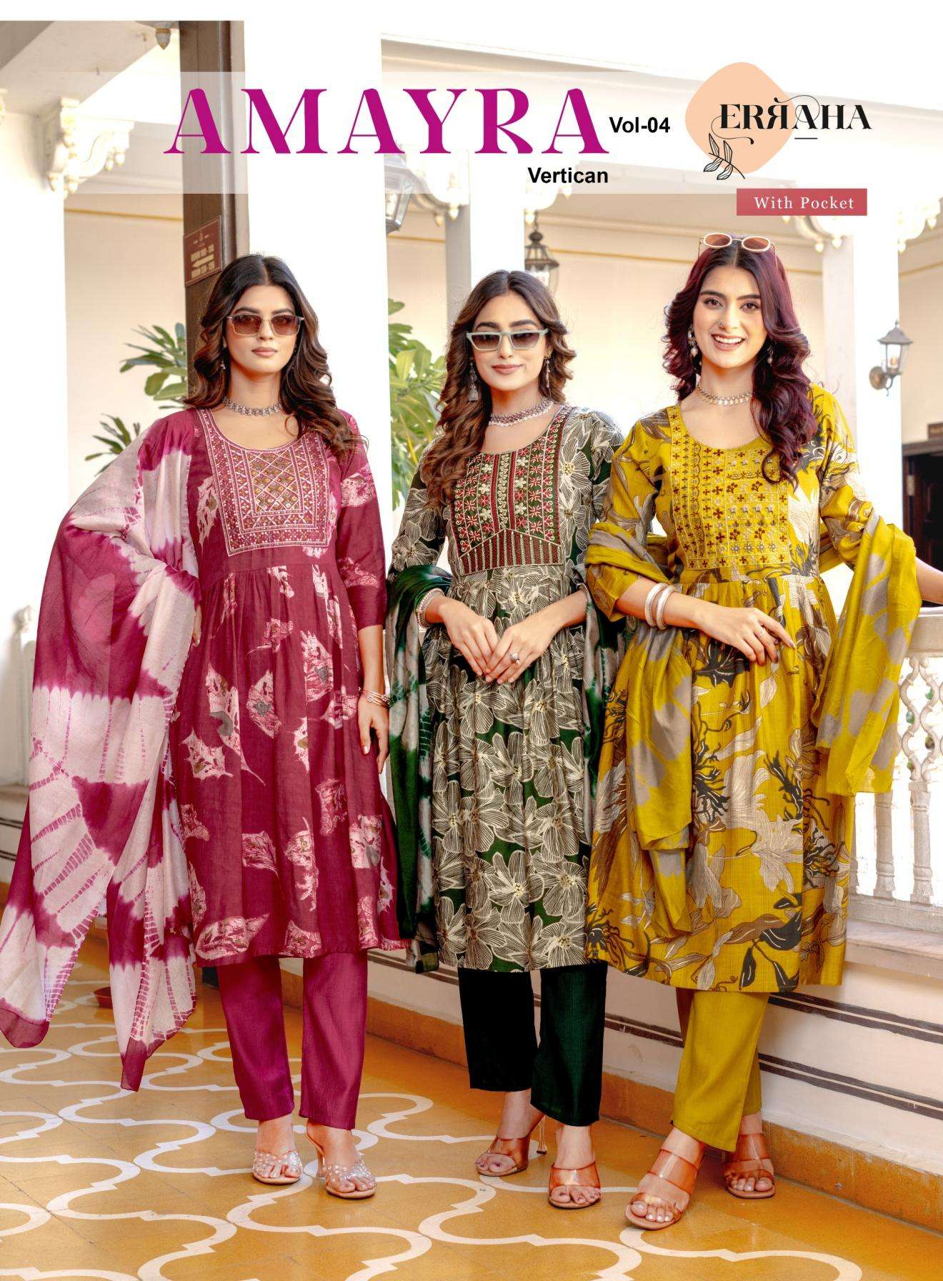 erraha amayra vol 4 SERIES 4031-4038 VETICAN wholesale suit in surat