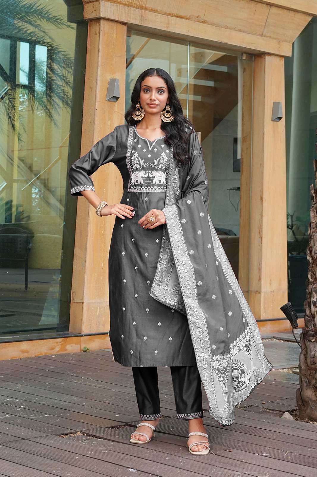 FLORENT HIT VATICAN WITH EMBROIDERY WORK wholesale readymade suit 