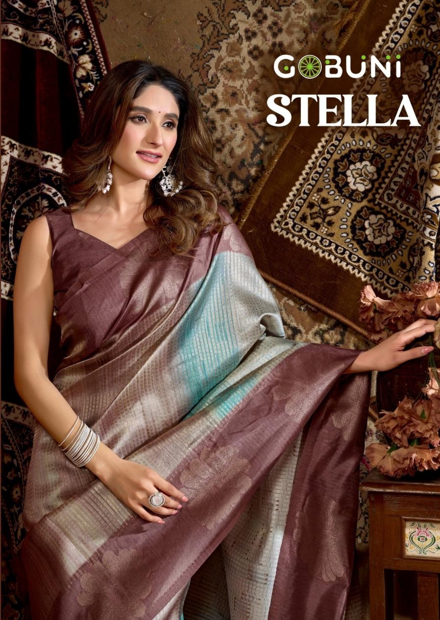 gobuni stella series 2901-2906 elegant kota silk wholesale sarees