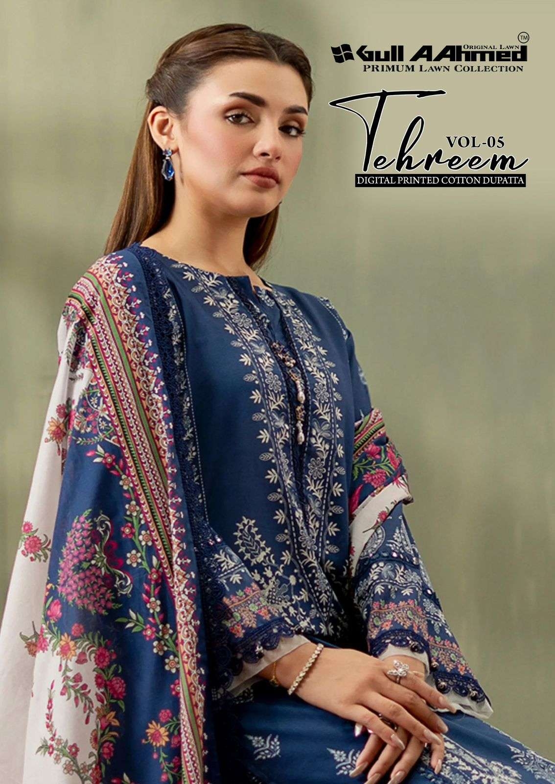 Gull Aahmed Tehreem Vol- 5 series 5001-5006 Pure Cambridge wholesale suit 