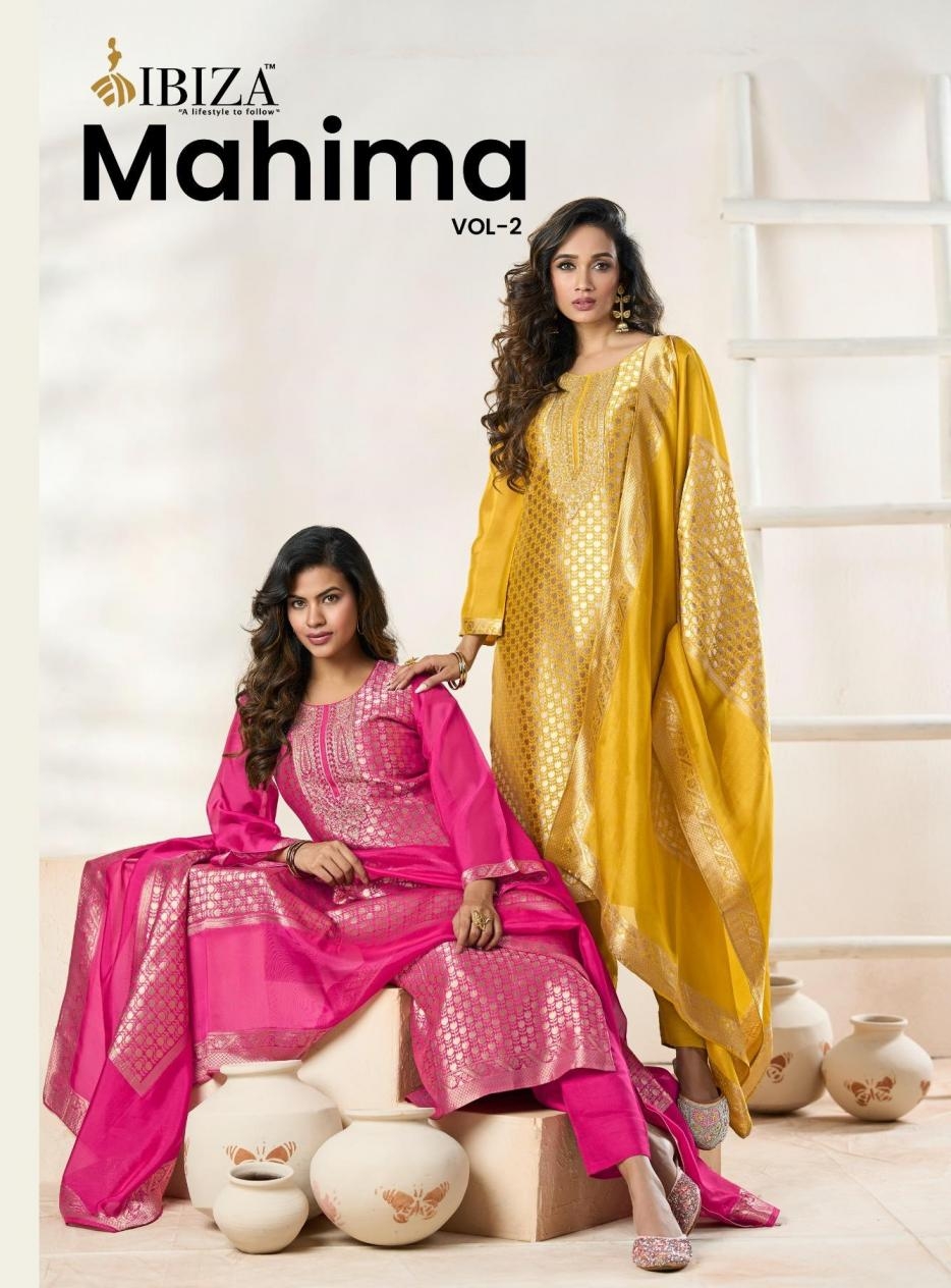 ibiza mahima vol 2 series 2951-2954 banglory silk wholesale suit in surat