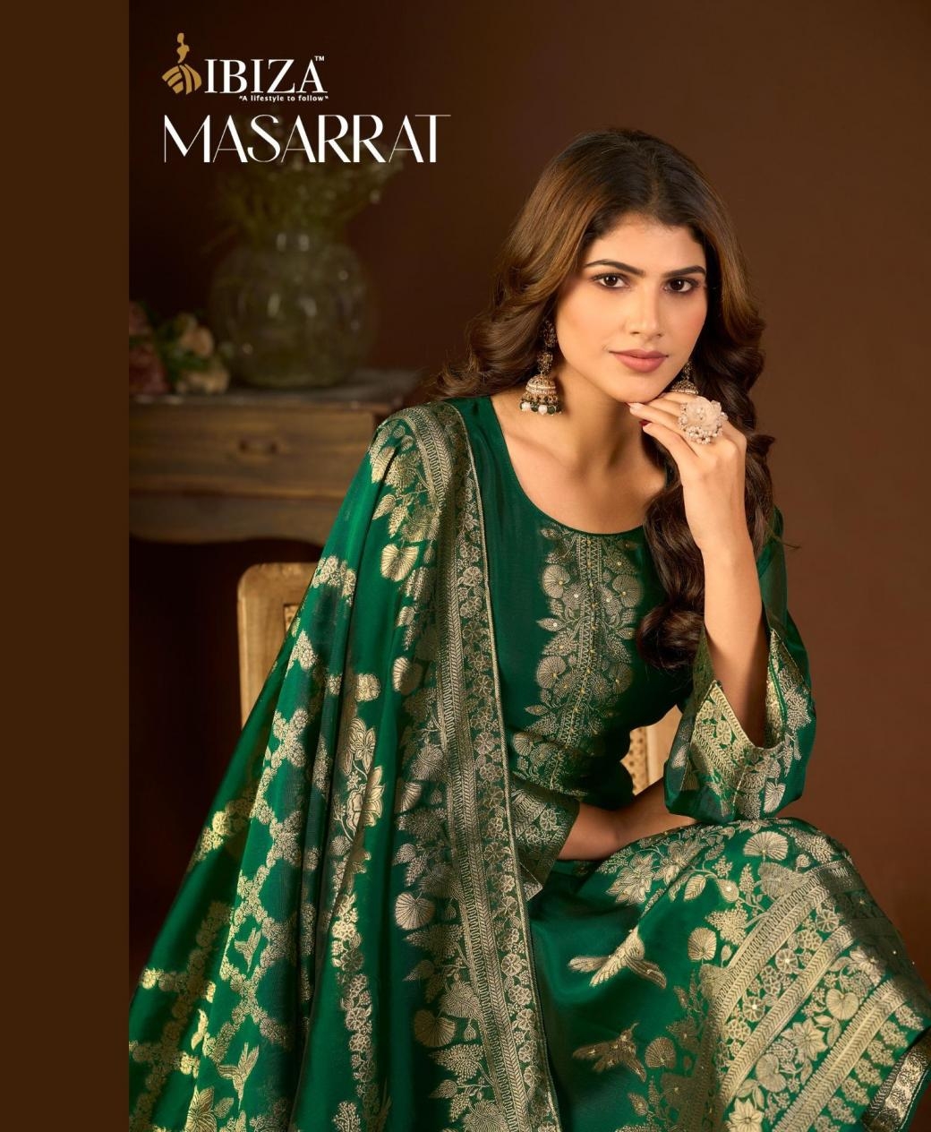 ibiza masarrat series 3001-3004 BANGLORY SILK JACQUARD wholesale suit 