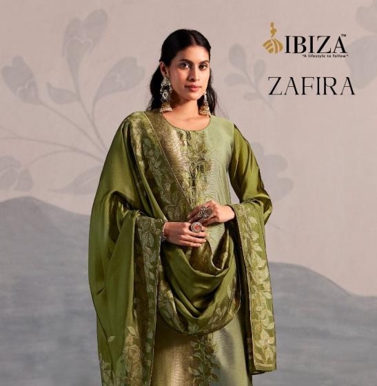 ibiza zafira series 11559-1162 banglory silk jacquard wholesale suit in surat
