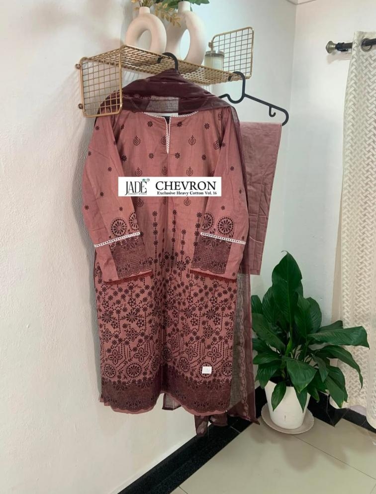 jade chevron vol 16 amazing readymade plus size cotton pakistani suit