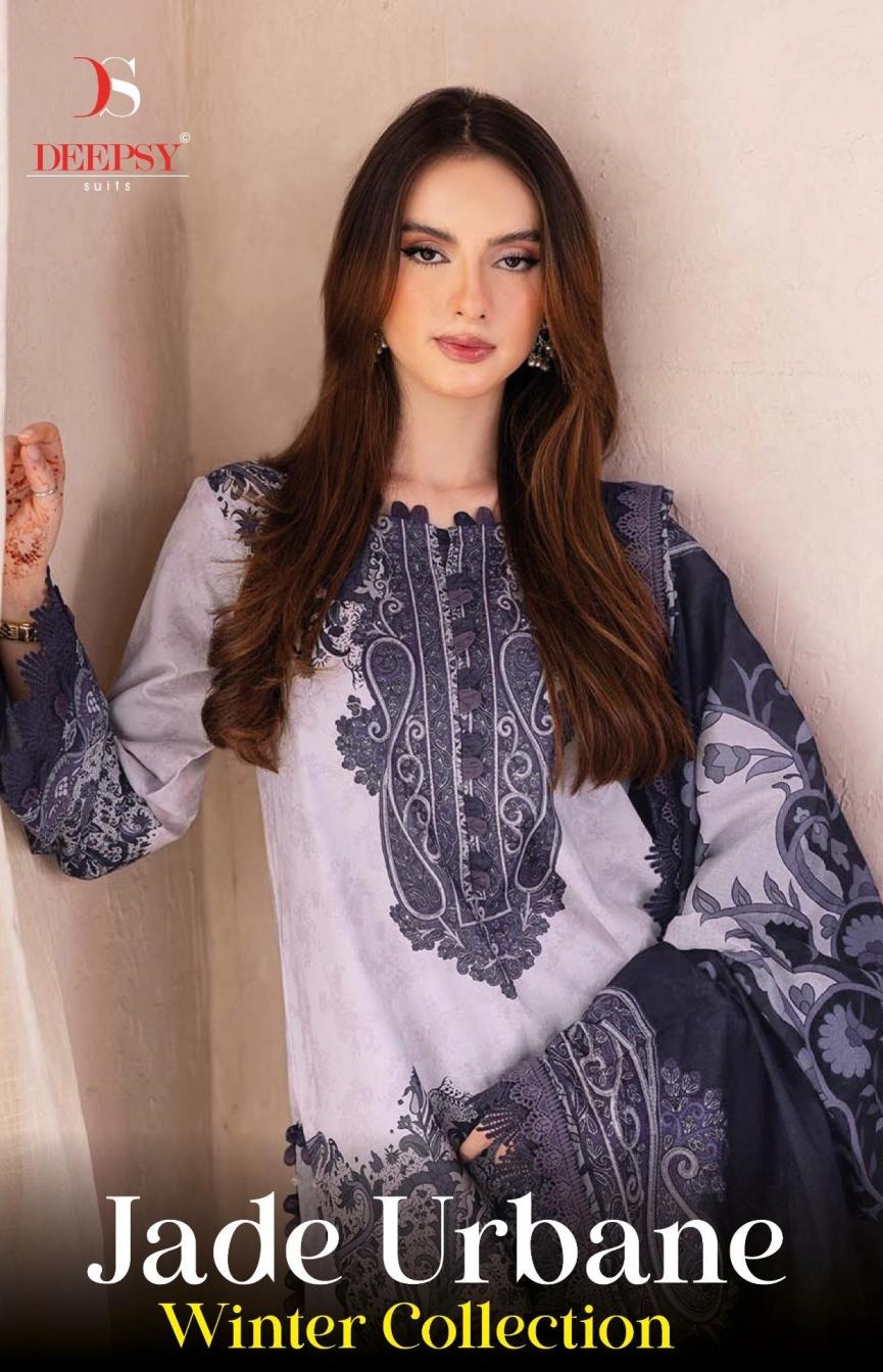 jade urbane winter collection vol 25 series 1421-1428 Pashmina wholesale suit 