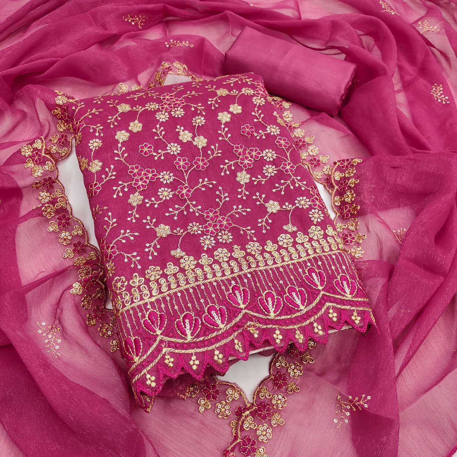 JINAAM - K U L F I CRUNCHY SIMMER MULTI SQUANCE WORK wholesale suit 