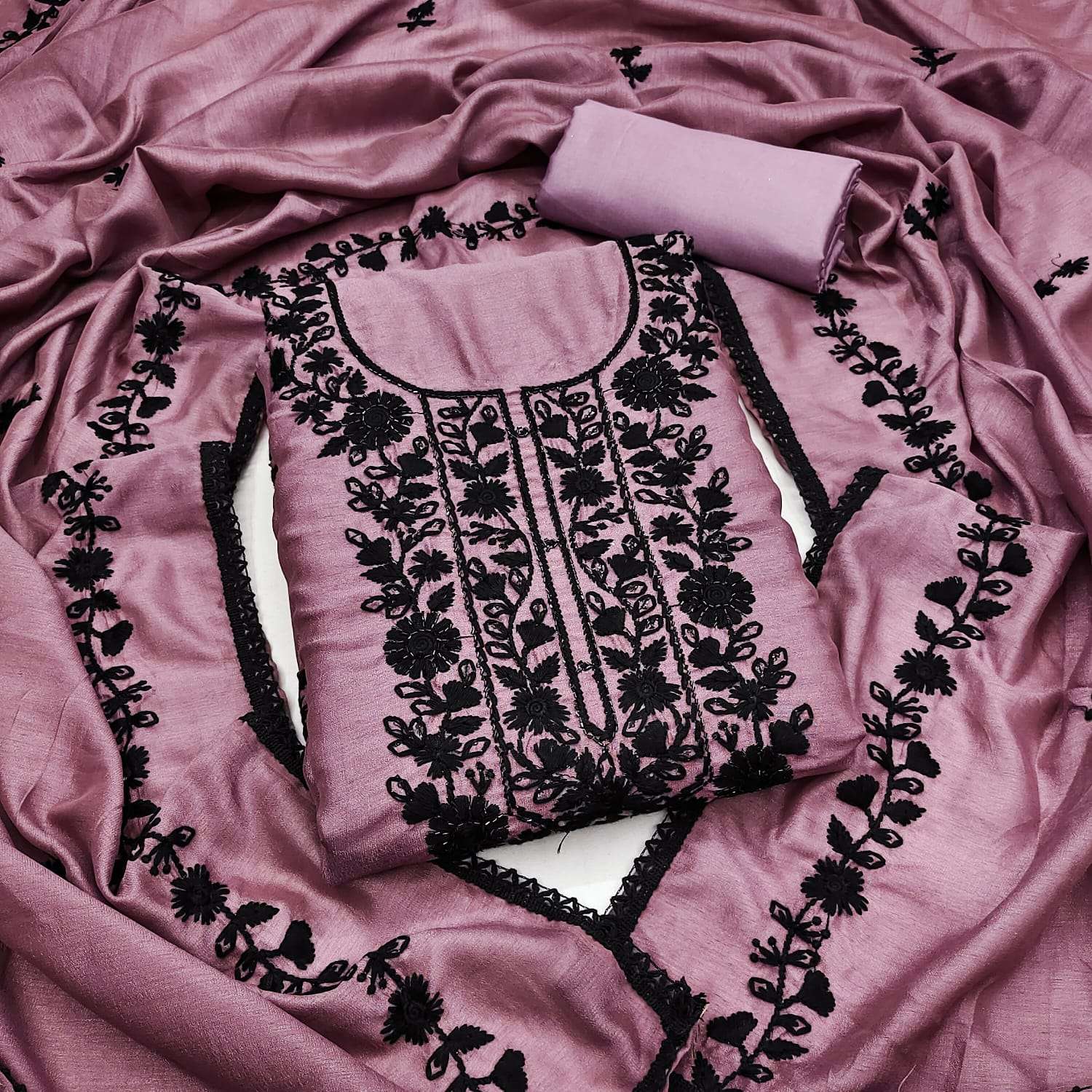 JIVORA CANDY VICHITRA SILK MULTI SQUANCE WITH BEAT WORK wholesale suit