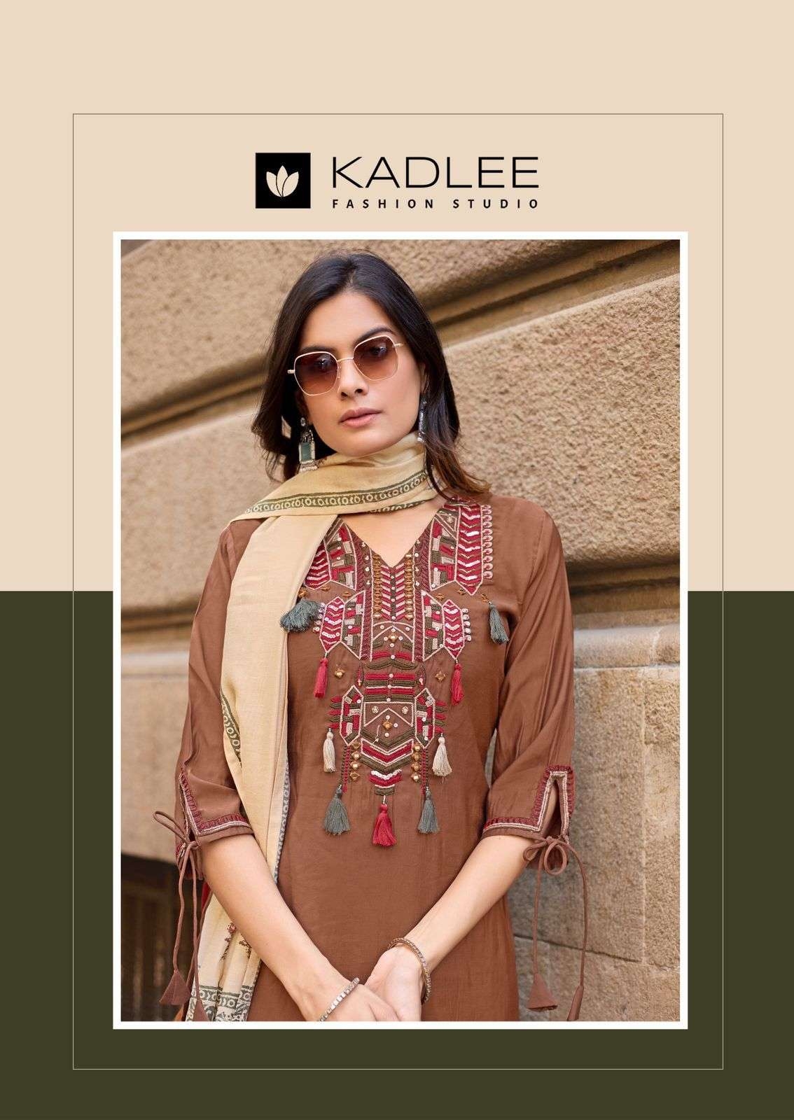 Kadlee Fashion Shagun series 3001-3004 Rasian Silk wholesale suit