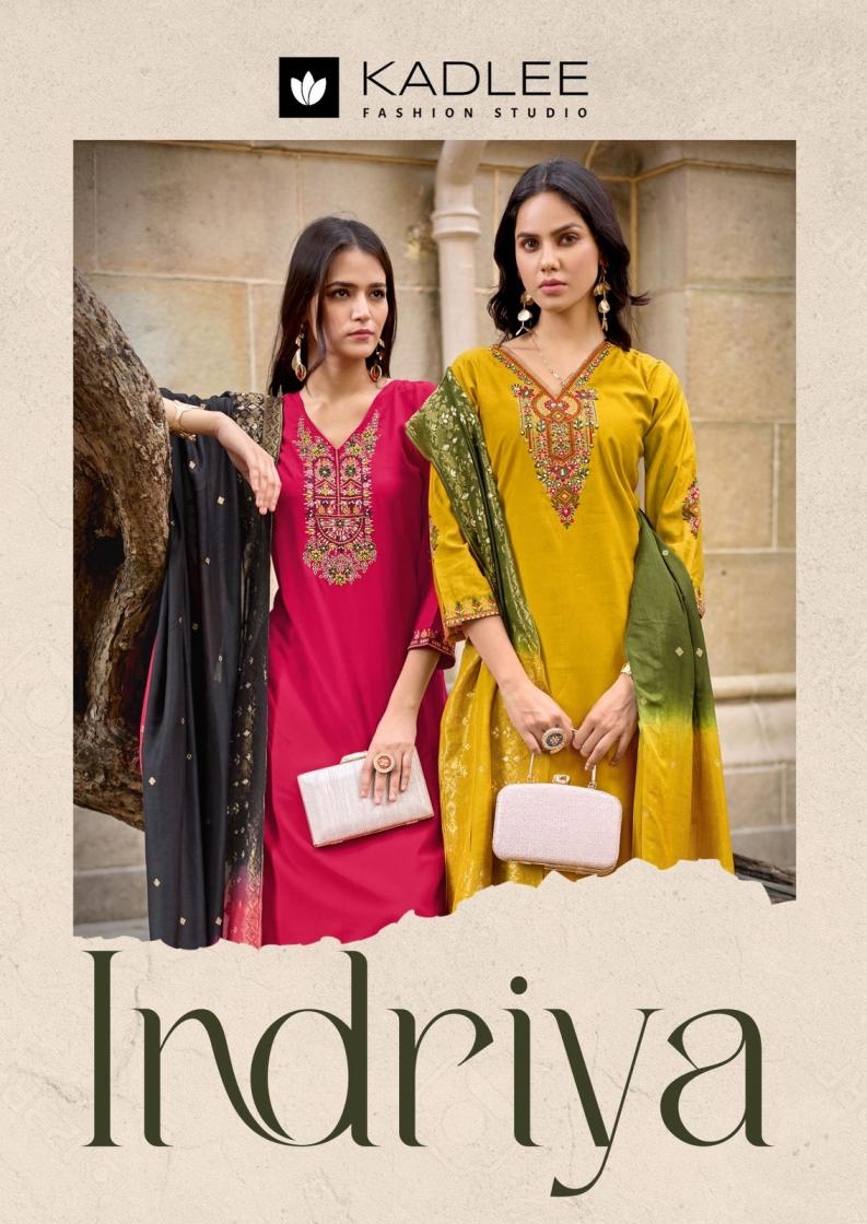 kadlee indriya series 1001-1006 rayon wholesale suit in surat 