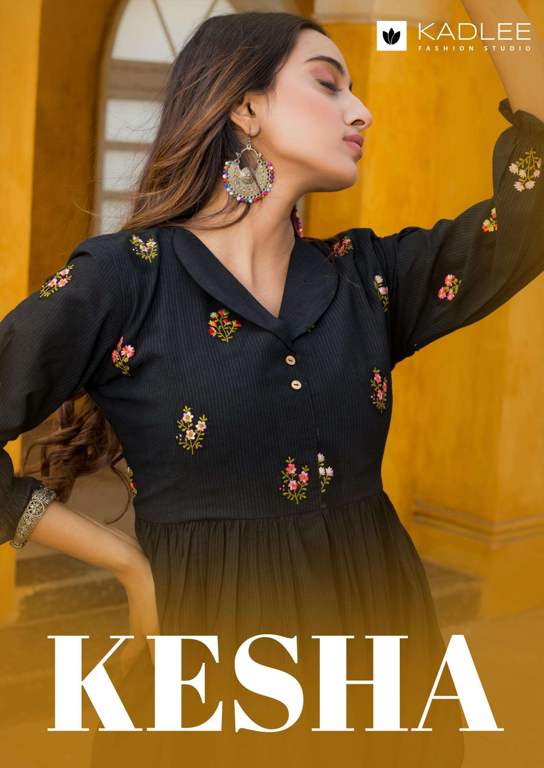 kadlee kesha series 4001-4004 sali cotton wholesale kurti 