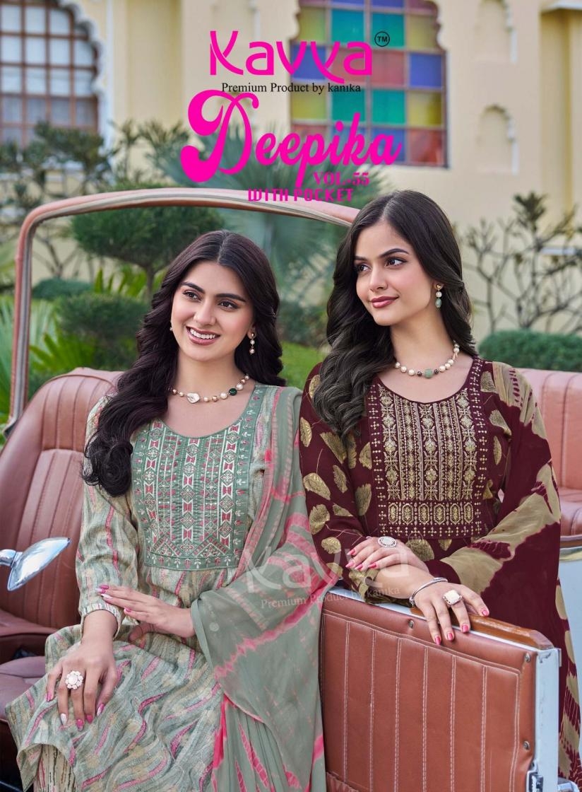kavya deepika vol 55 series 55001-55010 CAPSULE wholesale suit in surat