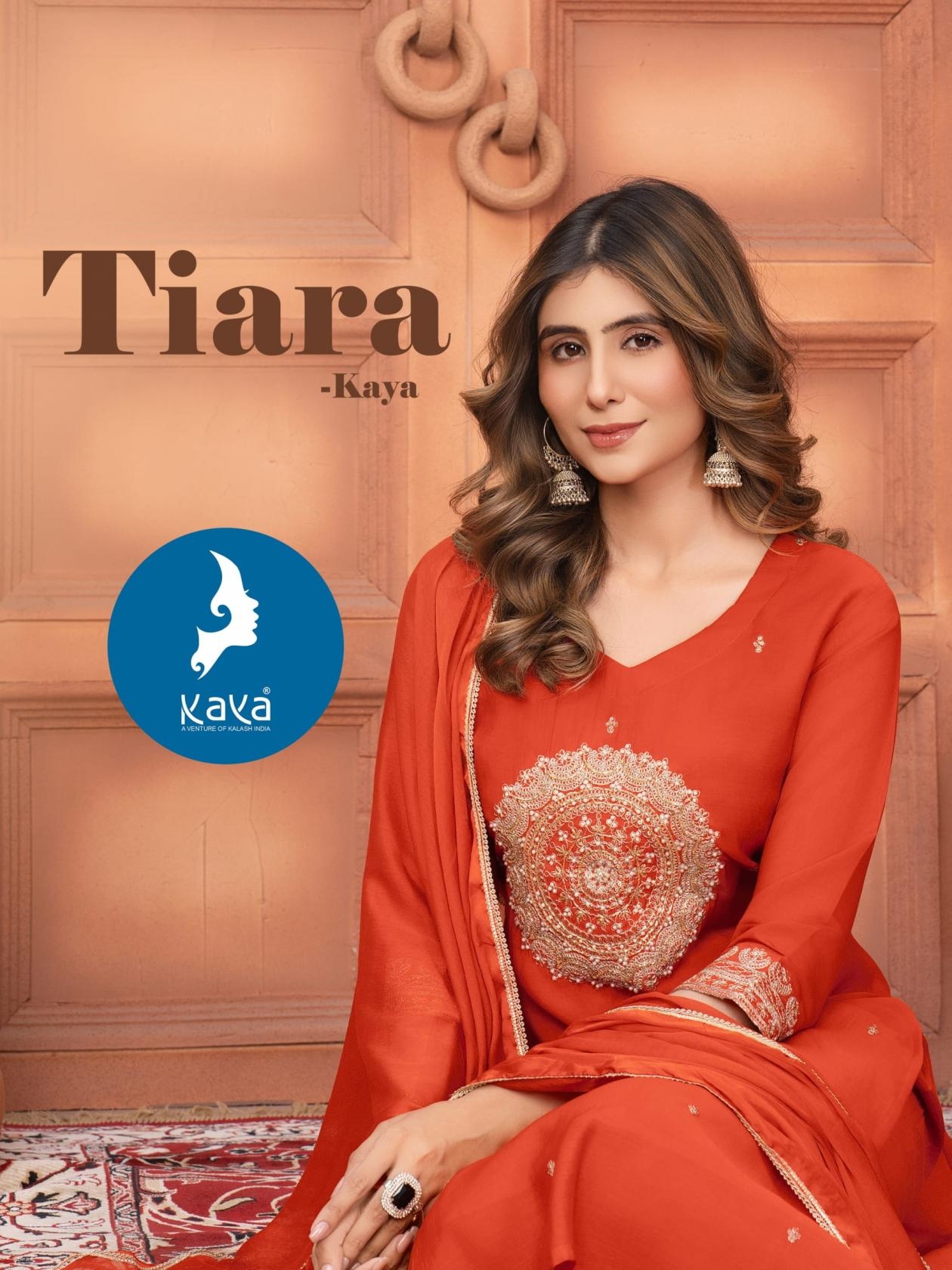 kaya tiara series 01-06 MUL CHANDERI wholesale readymade suit 