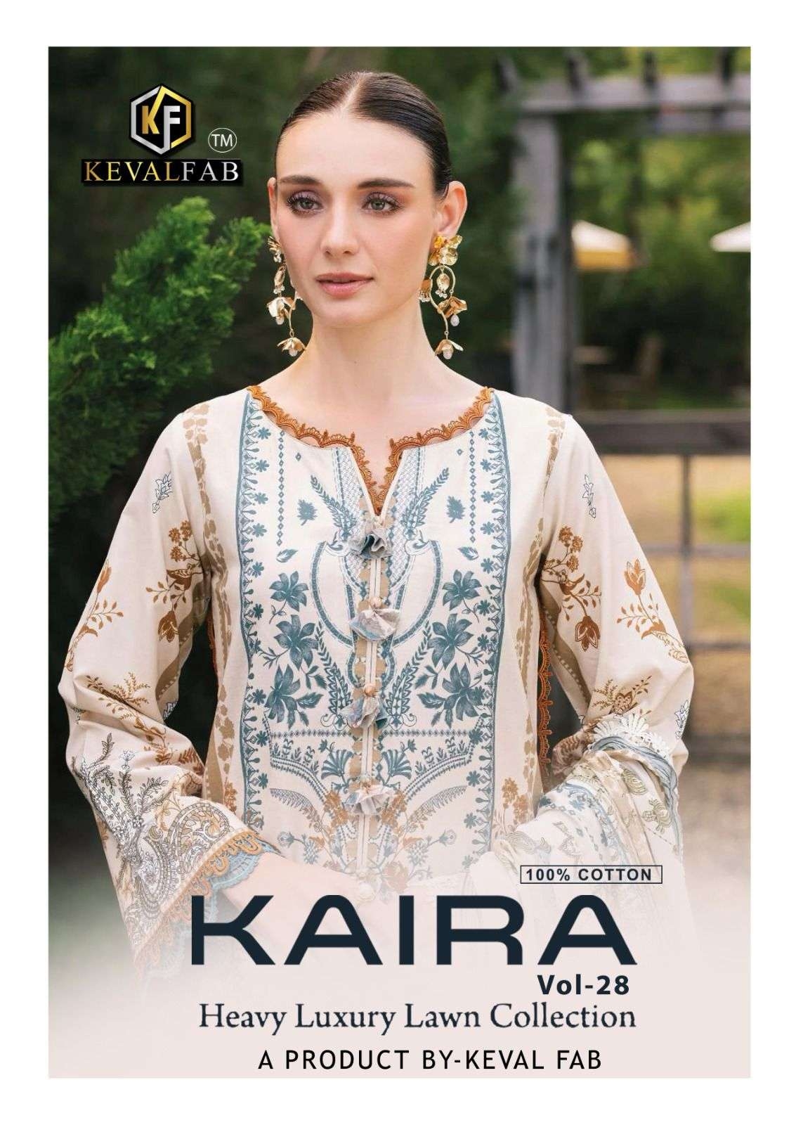 Keval Fab Kaira Vol- 28 series 28001-28006 Cotton wholesale readymade suit