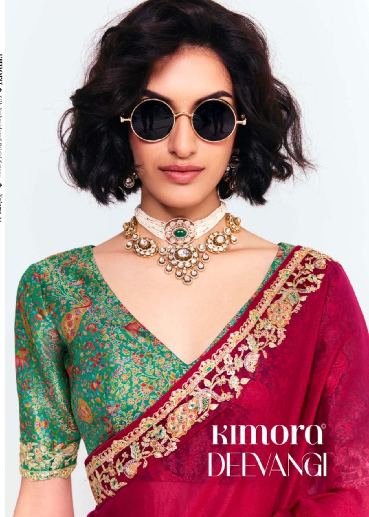 Kimora Deewangi Vol -33  Fancy Fabric It Is Beautified With Sequins wholesale saree