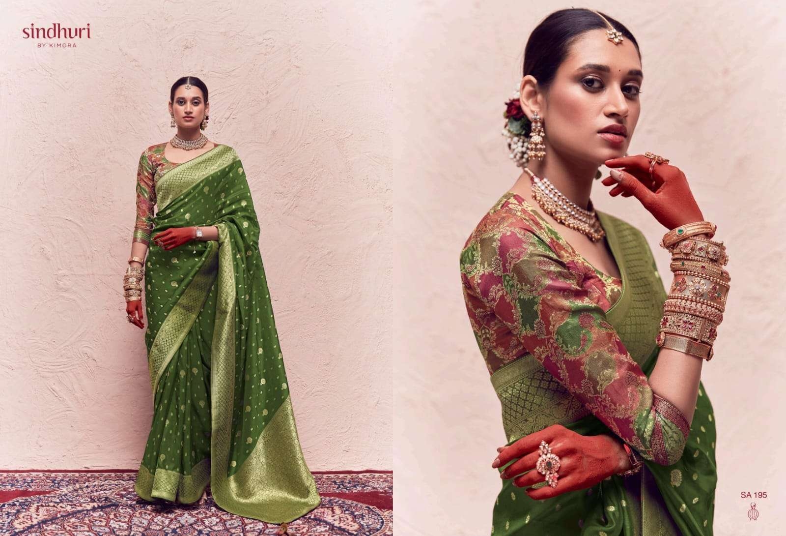 Kimora Hits Premium Fancy Fabric wholesale saree in surat