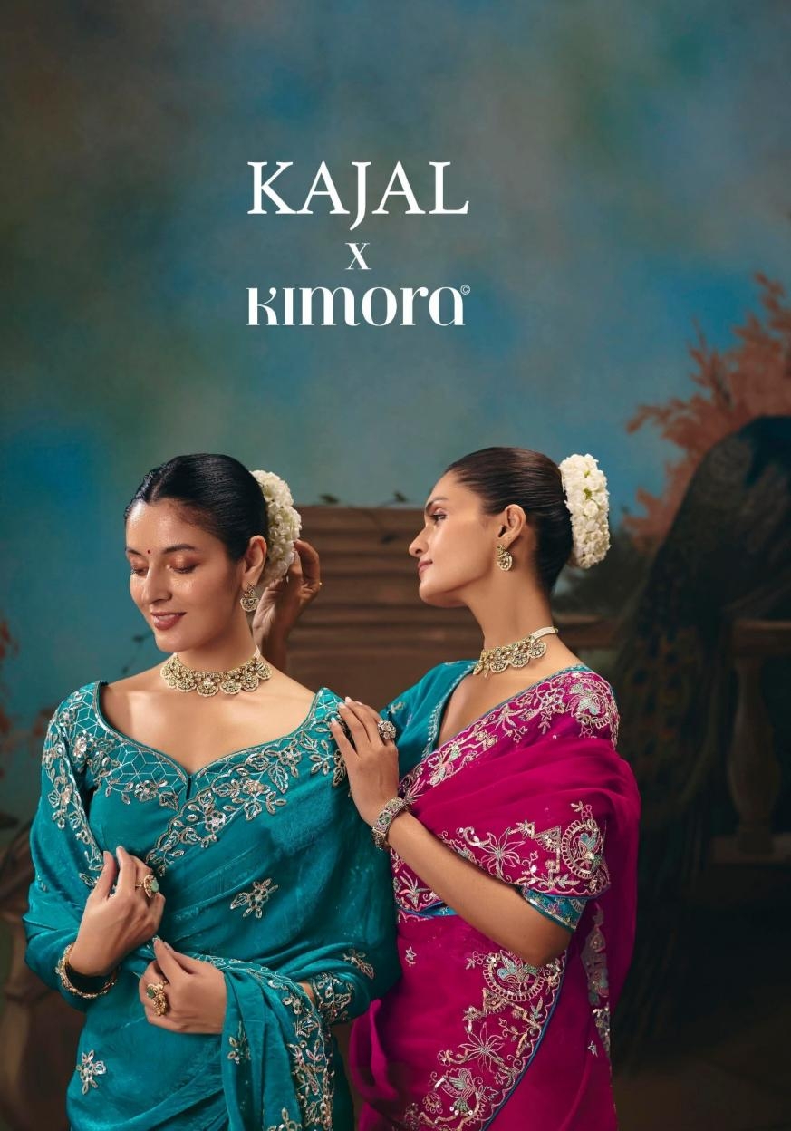 kimora kajal vol 18 series 5641-5655 fancy wholesale saree