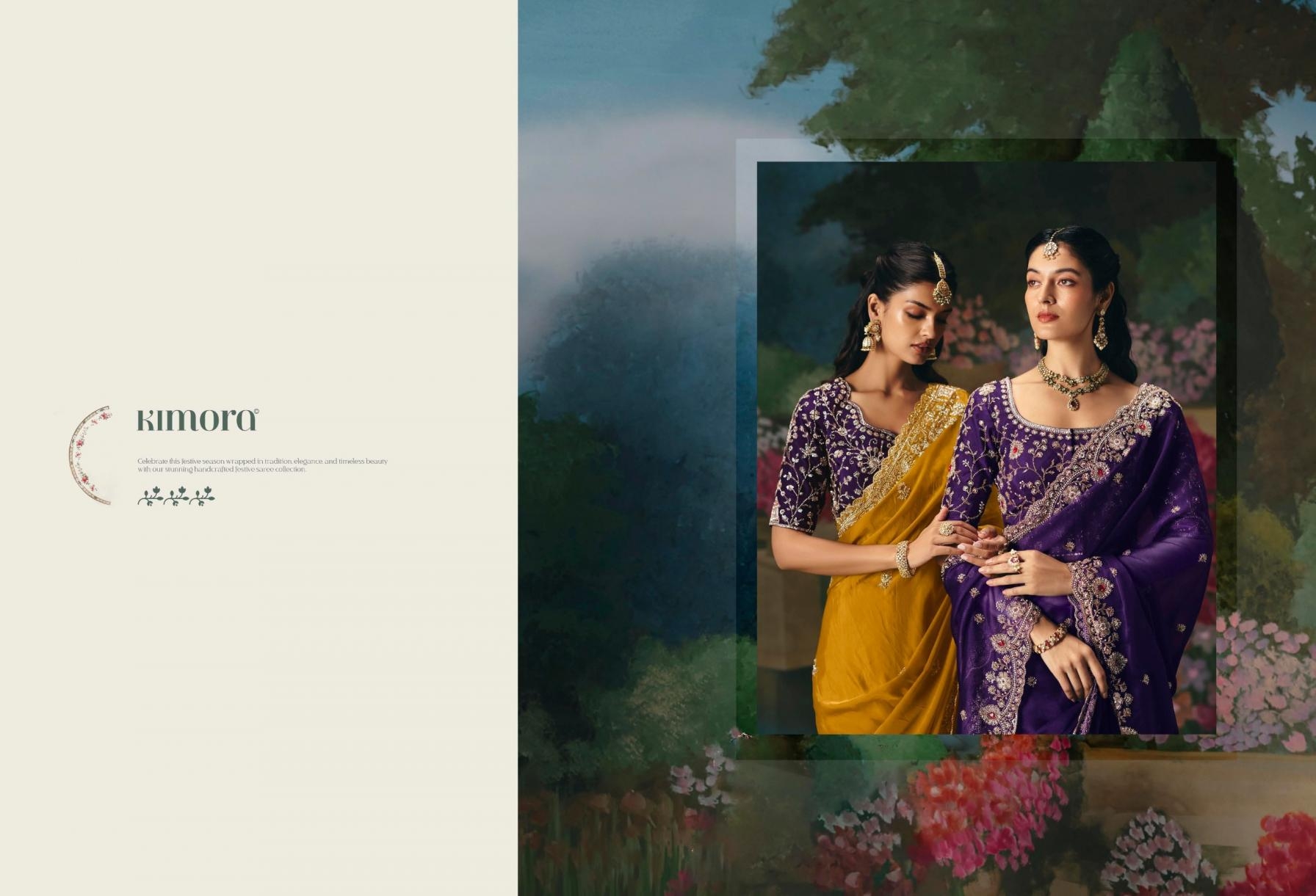 kimora premium Iconic vol 3 series 5601-5611 fancy wholesale saree