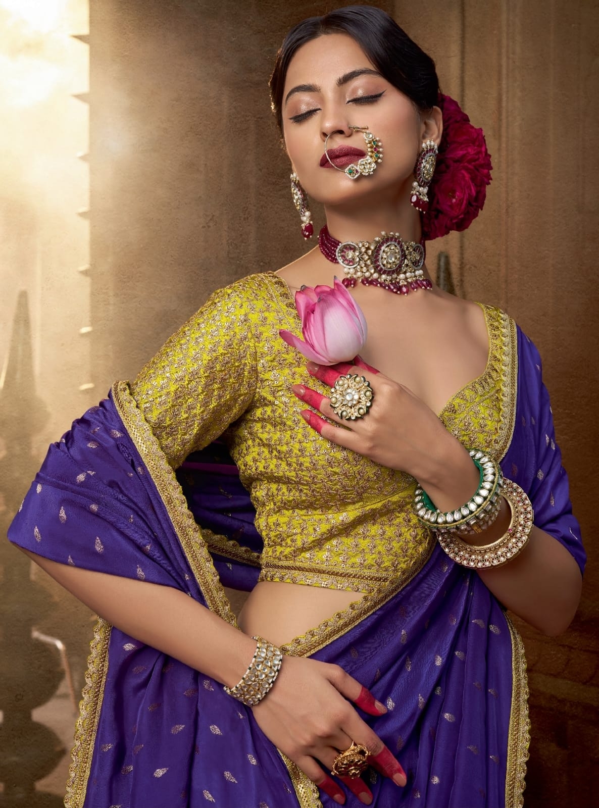 Kira Kashvi Pure Viscous Crepe based fabric wholesale saree in surat