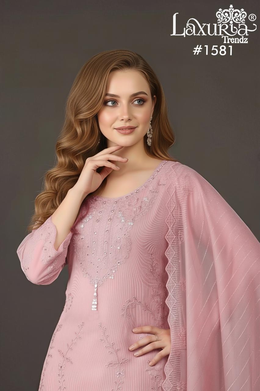 Laxuria Trendz 1581 Kota Lining wholesale suit in surat 