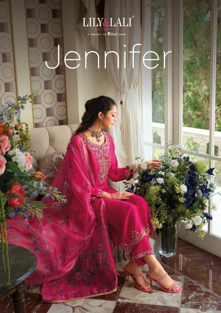 lily & lali jennifer series 30601-30604 VISCOSE GAJI SILK wholesale suit in surat 