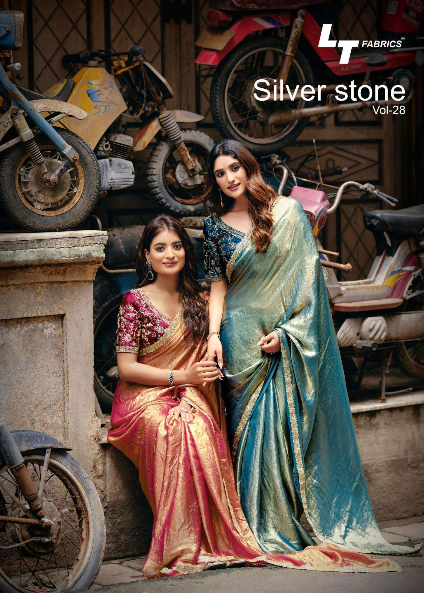 lt fashion silver stone vol 28 series 2801-2806 nylon X catonic wholesale saree