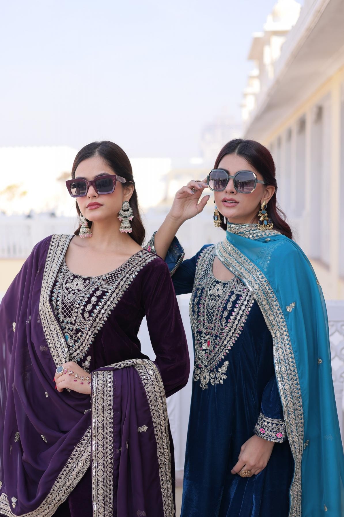 lw 9314 9000 Velvet with Rich Sequins wholesale suit in surat