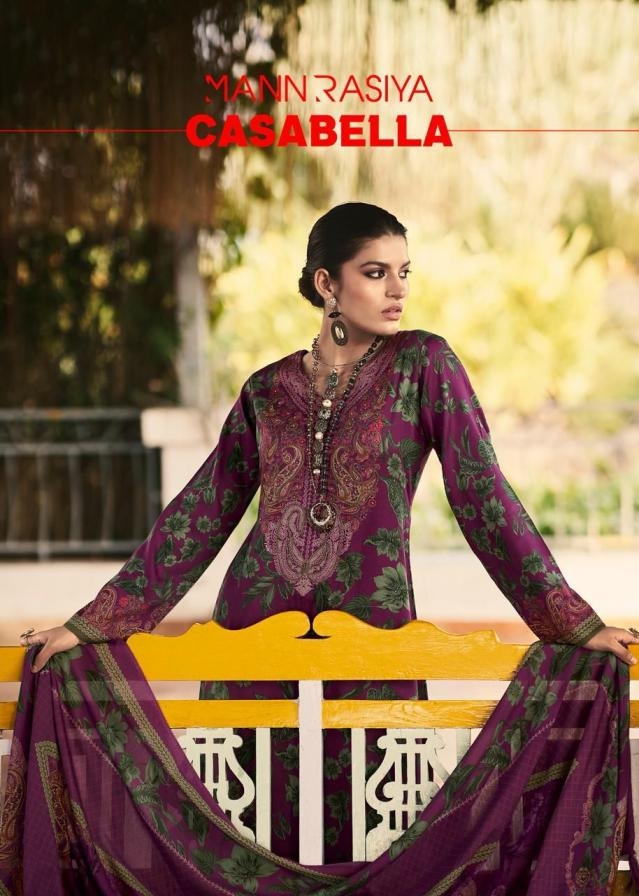 mannrasiya casabella series 3100-3103 jam cotton wholesale suit